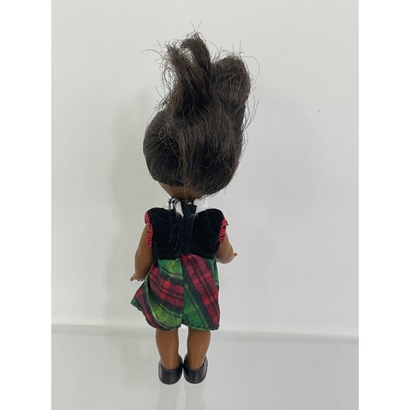 Mattel Happy Family Kelly Barbie Doll African American Plaid Dress - Picture 3 of 3